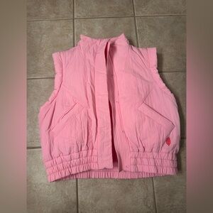 FP scrunch time puffer vest size S